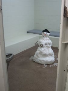 Frosty the Snowman in prison
